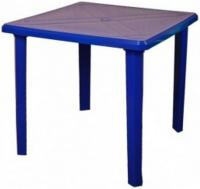 Стол квадратный, синий, 80x80 СП
