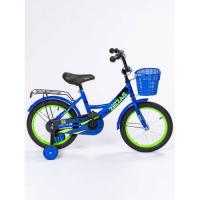 Велосипед 12 ZIGZAG CLASSIC синий С РУЧКОЙ