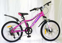 Велосипед 20" Maks BASKA MD ПерАмор 6ск (рама 12) Розовый