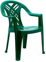 Кресло пластиковое N6 Престиж-2, цвет: темно-зеленый