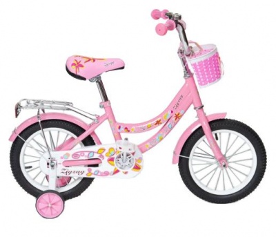 Велосипед 16 "ZIGZAG" FORIS розовый
