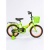 Велосипед 12 "ZIGZAG" CLASSIC зеленый с ручкой