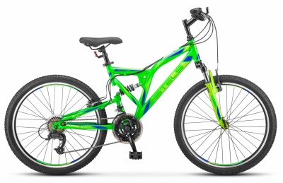 Велосипед 24" Stels Мустанг, неоновый зеленый